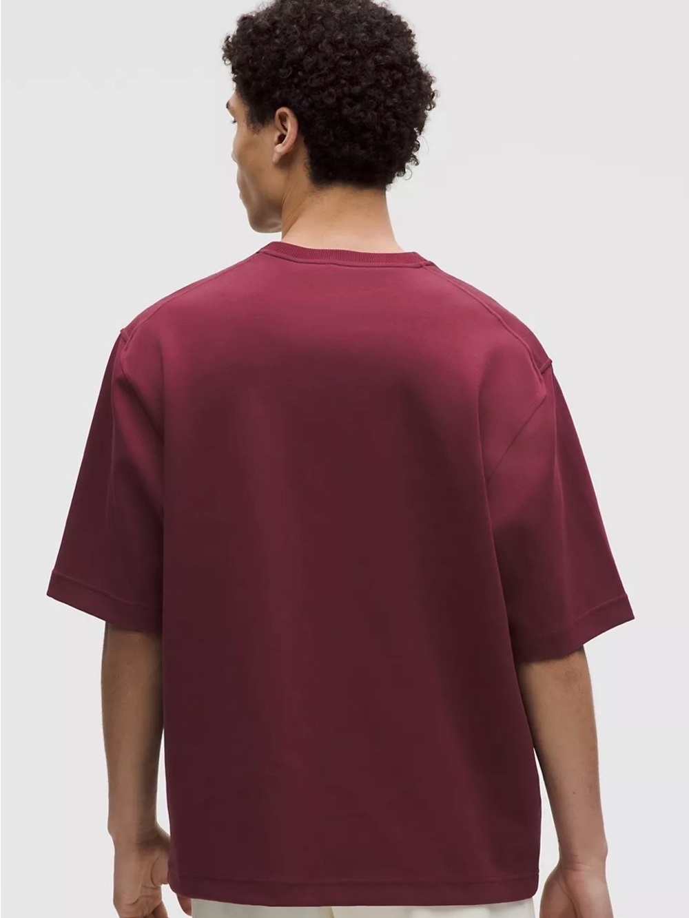 Lululemon grand standard short sleeve crew XXL (burgundy bay) - NWT - Picture 6 of 6